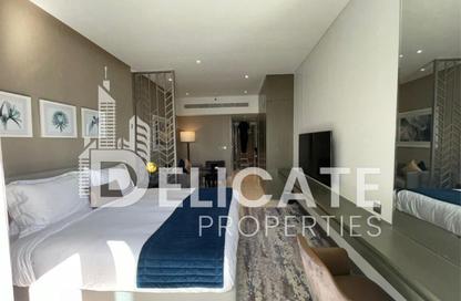 Apartment - Studio - 1 Bathroom for rent in Damac Maison Prive B - Damac Maison Prive - Business Bay - Dubai