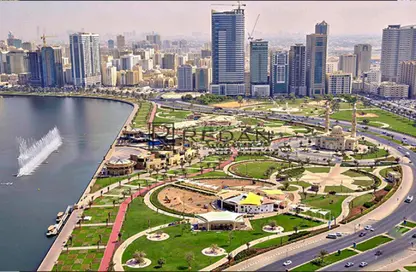 مكتب - غرفة نوم - 1 حمام للايجار في برج بيزنس تاور - المجاز 2 - المجاز - الشارقة