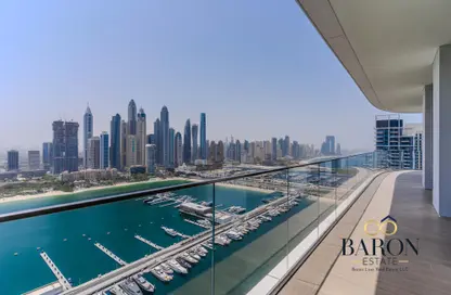 Apartment - 4 Bedrooms - 5 Bathrooms for rent in Palace Beach Residence Tower 2 - Palace Beach Residence - EMAAR Beachfront - Dubai Harbour - Dubai