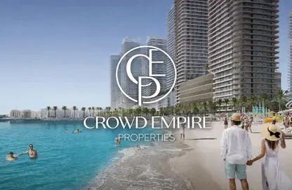 شقة - غرفة نوم - 1 حمام للبيع في برج Seapoint 1 - سي بوينت - إعمار بيتشفرونت - دبي هاربور - دبي