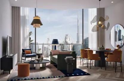 شقة - غرفة نوم - 1 حمام للبيع في بنينسولا ثري - بنينسولا - الخليج التجاري - دبي