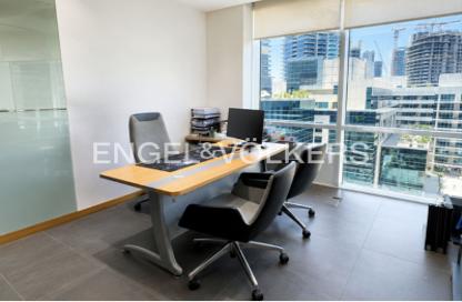 Office Space - Studio - 1 Bathroom for rent in Bay Square Building 13 - Bay Square - Business Bay - Dubai