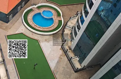 شقة - 2 غرف نوم - 2 حمامات للبيع في أورينت تاور 1 - أورينت تاور - البستان - عجمان