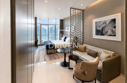 Apartment - Studio - 1 for rent in Damac Maison Prive A - Damac Maison Prive - Business Bay - Dubai
