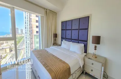 Apartment - 2 Bedrooms - 2 Bathrooms for rent in Damac Heights - Dubai Marina - Dubai