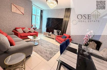 Apartment - 1 Bedroom - 2 Bathrooms for sale in Orient Tower 2 - Orient Towers - Al Bustan - Ajman Apartment - 1 Bedroom - 2 Bathrooms for sale in Orient Tower 2 - Orient Towers - Al Bustan - Ajman
