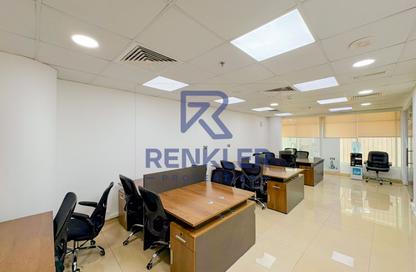 Office Space - Studio - 1 Bathroom for rent in Clover Bay Tower - Business Bay - Dubai