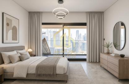 Apartment - 1 - 1 for rent in Peninsula Two - Peninsula - Business Bay - Dubai