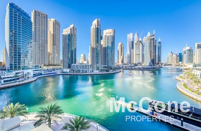 Apartment - 1 Bedroom - 2 Bathrooms for rent in Marina View Tower B - Marina View - Dubai Marina - Dubai
