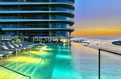 Apartment - 1 Bedroom - 1 Bathroom for sale in Grand Bleu Tower 2 - EMAAR Beachfront - Dubai Harbour - Dubai