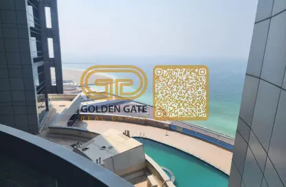 شقة - 2 غرف نوم - 4 حمامات للايجار في برج الكورنيش - طريق كورنيش عجمان - عجمان