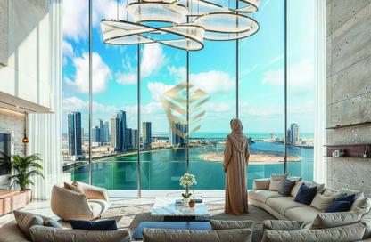 Apartment - 1 Bedroom - 2 Bathrooms for sale in Al Ghaf Tower - Al Khan - Sharjah