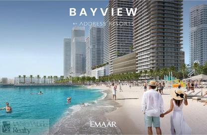 Apartment - 3 Bedrooms - 4 Bathrooms for sale in Bayview Tower 1 - Bayview - Emaar Beachfront - Dubai Harbour - Dubai