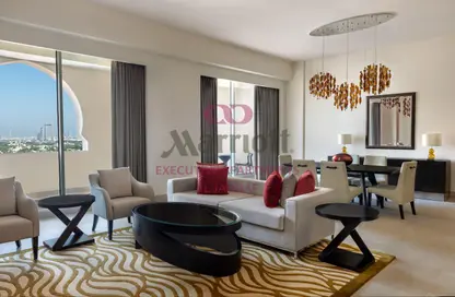 Hotel  and  Hotel Apartment - 3 Bedrooms - 4 Bathrooms for rent in Marriott Executive Apartments - Al Jaddaf - Dubai