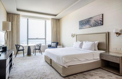 Apartment - Studio - 1 Bathroom for rent in The Palm Tower - Palm Jumeirah - Dubai