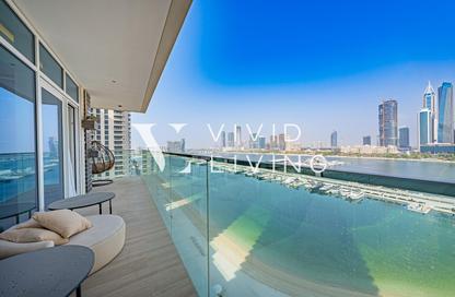 Apartment - 3 Bedrooms - 3 Bathrooms for rent in Sunrise Bay Tower 1 - Sunrise Bay - Emaar Beachfront - Dubai Harbour - Dubai