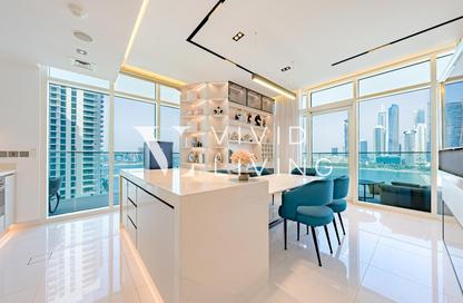 Apartment - 3 Bedrooms - 3 Bathrooms for rent in Sunrise Bay Tower 1 - Sunrise Bay - Emaar Beachfront - Dubai Harbour - Dubai