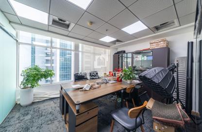 Office Space - Studio - 1 Bathroom for rent in Clover Bay Tower - Business Bay - Dubai
