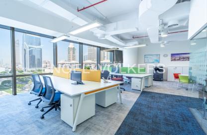 Office Space - Studio - 1 Bathroom for rent in South Tower - Emirates Financial Towers - DIFC - Dubai