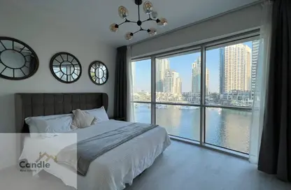 شقة - غرفة نوم - 2 حمامات للايجار في مارينا تيراس - دبي مارينا - دبي