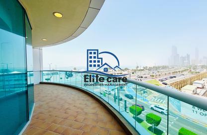 Duplex - 4 Bedrooms - 6 Bathrooms for rent in Bel Ghailam Tower - Corniche Road - Abu Dhabi