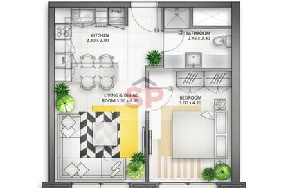 Apartment - 1 Bedroom - 1 Bathroom for sale in Souks Residential - Al Mamsha - Muwaileh - Sharjah