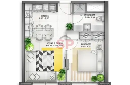 Apartment - 1 Bedroom - 1 Bathroom for sale in Souks Residential - Al Mamsha - Muwaileh - Sharjah