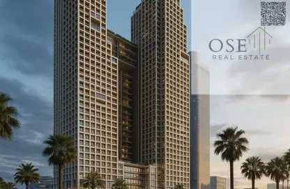 شقة - غرفة نوم - 2 حمامات للبيع في برج موجان - طريق كورنيش عجمان - عجمان