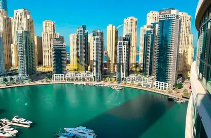 شقة - غرفة نوم - 1 حمام للايجار في المجرة 2 - المجرة - دبي مارينا - دبي