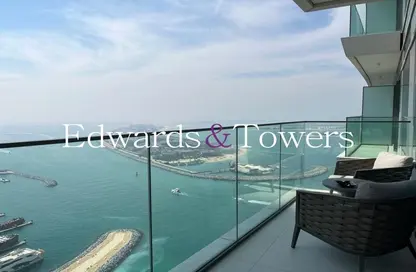 شقة - 2 غرف نوم - 2 حمامات للايجار في برج Beach Vista 2 - بيتش فيستا - إعمار بيتشفرونت - دبي هاربور - دبي