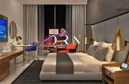 شقة - غرفة نوم - 2 حمامات للبيع في برج دولفين - الخليج التجاري - دبي