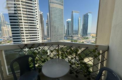 شقة - غرفة نوم - 1 حمام للايجار في بوابة دبي الجديدة 1 - (JLT) مجمع Q - أبراج بحيرات الجميرا - دبي