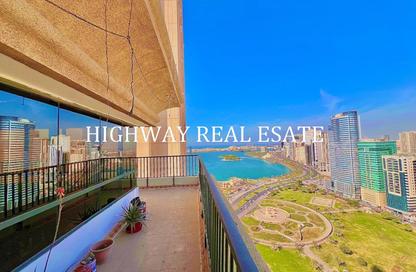 Apartment - 3 - 4 for rent in Al Marwa Tower 1 - Al Marwa Towers - Cornich Al Buhaira - Sharjah