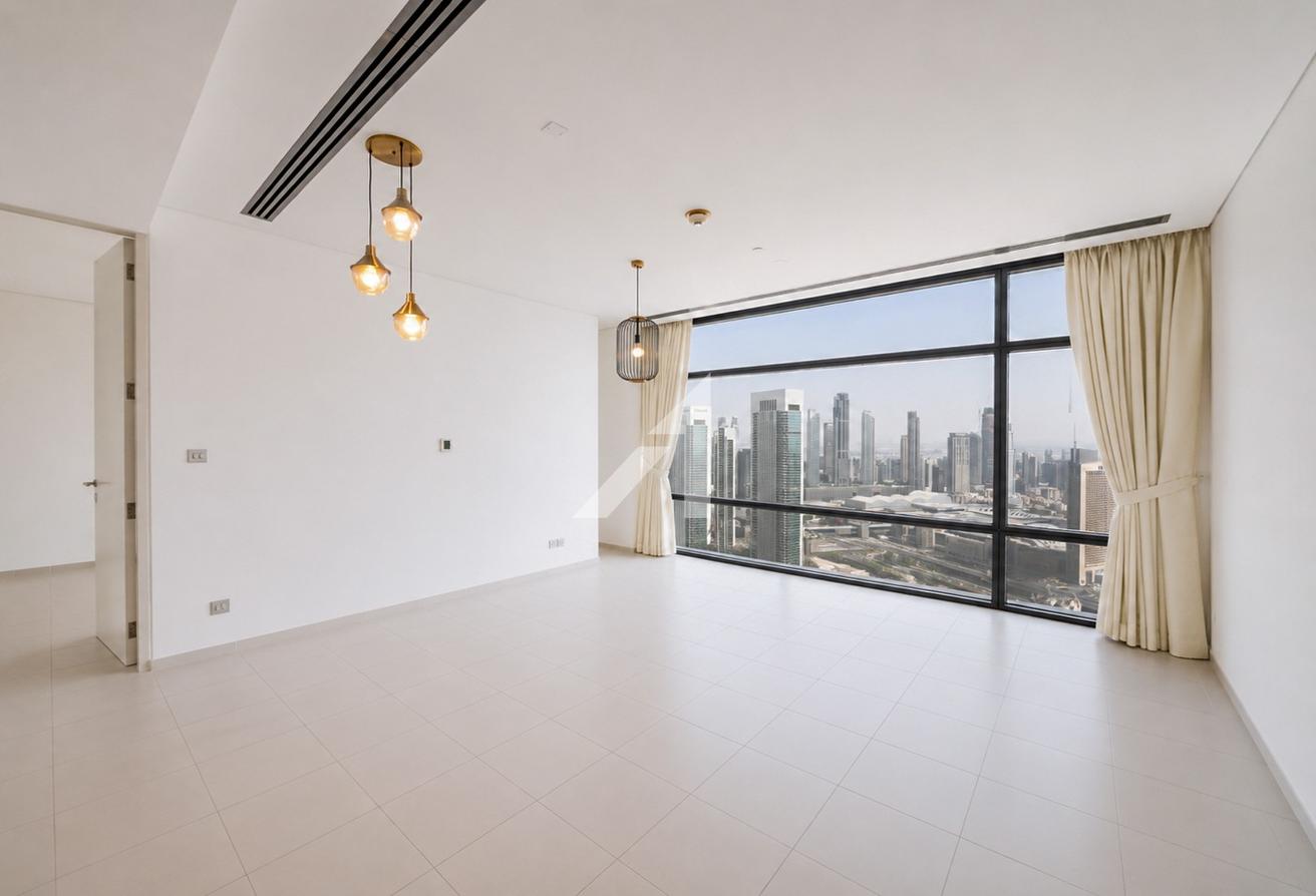 Vacant 1BR | Unfurnished | Stunning Burj View photo 7
