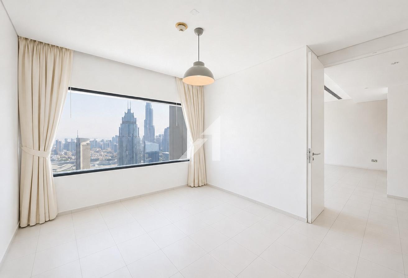 Vacant 1BR | Unfurnished | Stunning Burj View photo 8