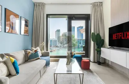 شقة - غرفة نوم - 2 حمامات للبيع في برج التألق 1 - أبراج البريق - دبي مارينا - دبي