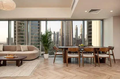 Apartment - 3 Bedrooms - 4 Bathrooms for rent in Downtown Views II Tower 3 - Downtown Views II - Zabeel 2 - Zabeel - Dubai