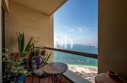 Apartment - 3 Bedrooms - 4 Bathrooms for rent in Rimal 6 - Rimal - Jumeirah Beach Residence - Dubai