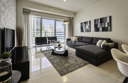 Apartment - 1 - 2 for rent in Damac Heights - Dubai Marina - Dubai