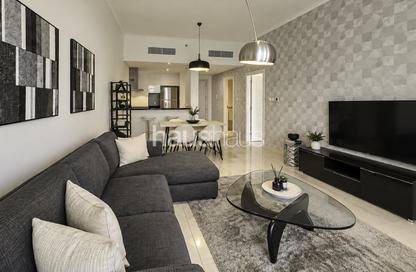 Apartment - 1 - 2 for rent in Damac Heights - Dubai Marina - Dubai