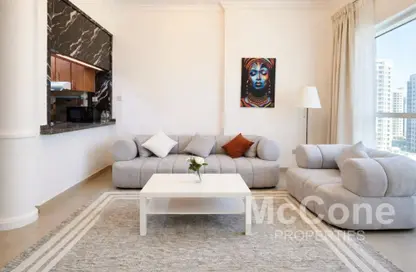 Apartment - 1 Bedroom - 2 Bathrooms for rent in Dream Tower 1 - Dream Towers - Dubai Marina - Dubai