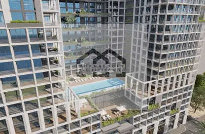 Apartment - 1 Bedroom - 2 Bathrooms for sale in Mawjan Tower - Ajman Corniche Road - Ajman