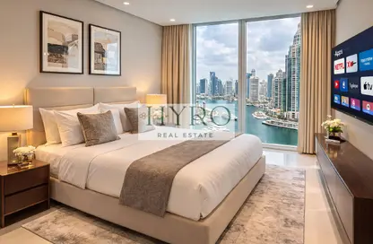 Apartment - 3 Bedrooms - 4 Bathrooms for sale in Damac Heights - Dubai Marina - Dubai