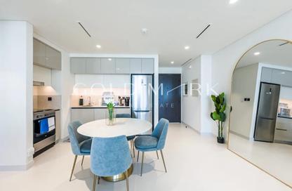 شقة - غرفة نوم - 2 حمامات للايجار في برج Marina Vista 2 - مارينا فيستا - إعمار بيتشفرونت - دبي هاربور - دبي
