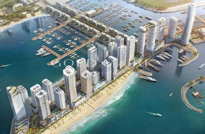 شقة - غرفة نوم - 2 حمامات للايجار في برج Marina Vista 2 - مارينا فيستا - إعمار بيتشفرونت - دبي هاربور - دبي