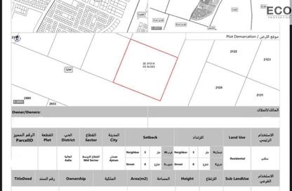 Land - Studio for sale in Ajman Global City - Al Alia - Ajman