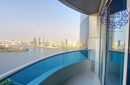 Apartment - 2 Bedrooms - 3 Bathrooms for rent in Al Dana Tower - Al Majaz 3 - Al Majaz - Sharjah