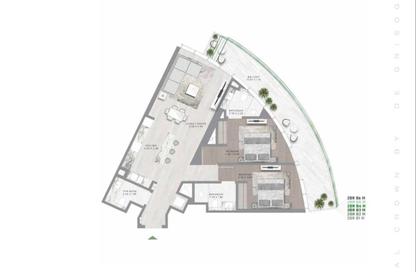 Apartment - 2 Bedrooms - 2 Bathrooms for sale in Canal Crown 1 - Canal Crown - Business Bay - Dubai