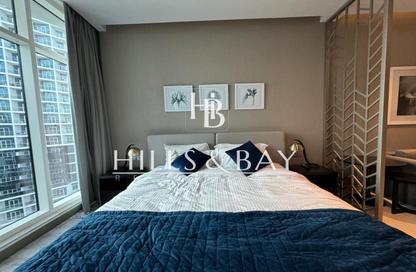 Apartment - Studio - 1 Bathroom for rent in Damac Maison Prive B - Damac Maison Prive - Business Bay - Dubai