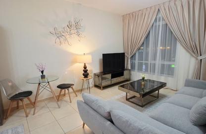 Apartment - Studio - 1 Bathroom for rent in Beach Tower 1 - Al Khan Lagoon - Al Khan - Sharjah
